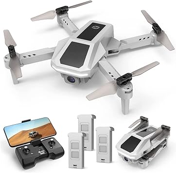 Sky explorer Drone with lcd remote  Camera for Adults, HS430 FPV HD 1080P Video Aircraft for Beginner, Foldable Hobby RC Quadcopter طائرة بدون طيار Sky explorer مع كاميرا عن بعد LCD للبالغين، HS430 FPV HD 1080P